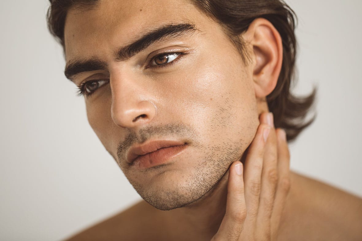 man after his male rhinoplasty in New York City
